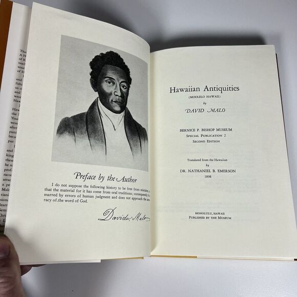 Hawaiian Antiquities by David Malo - 2nd Edition - Hardcover w/DJ - 1987 Reprint - Picture 8 of 10